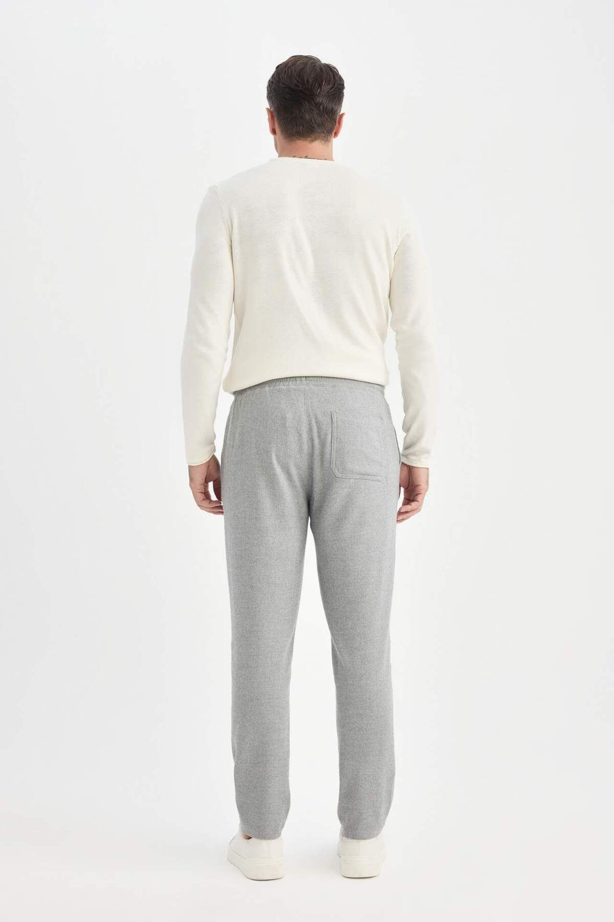 DeFacto-Jogger Pants Straight Leg with Lace-Up Waist Pocket D8641Ax24Au 5