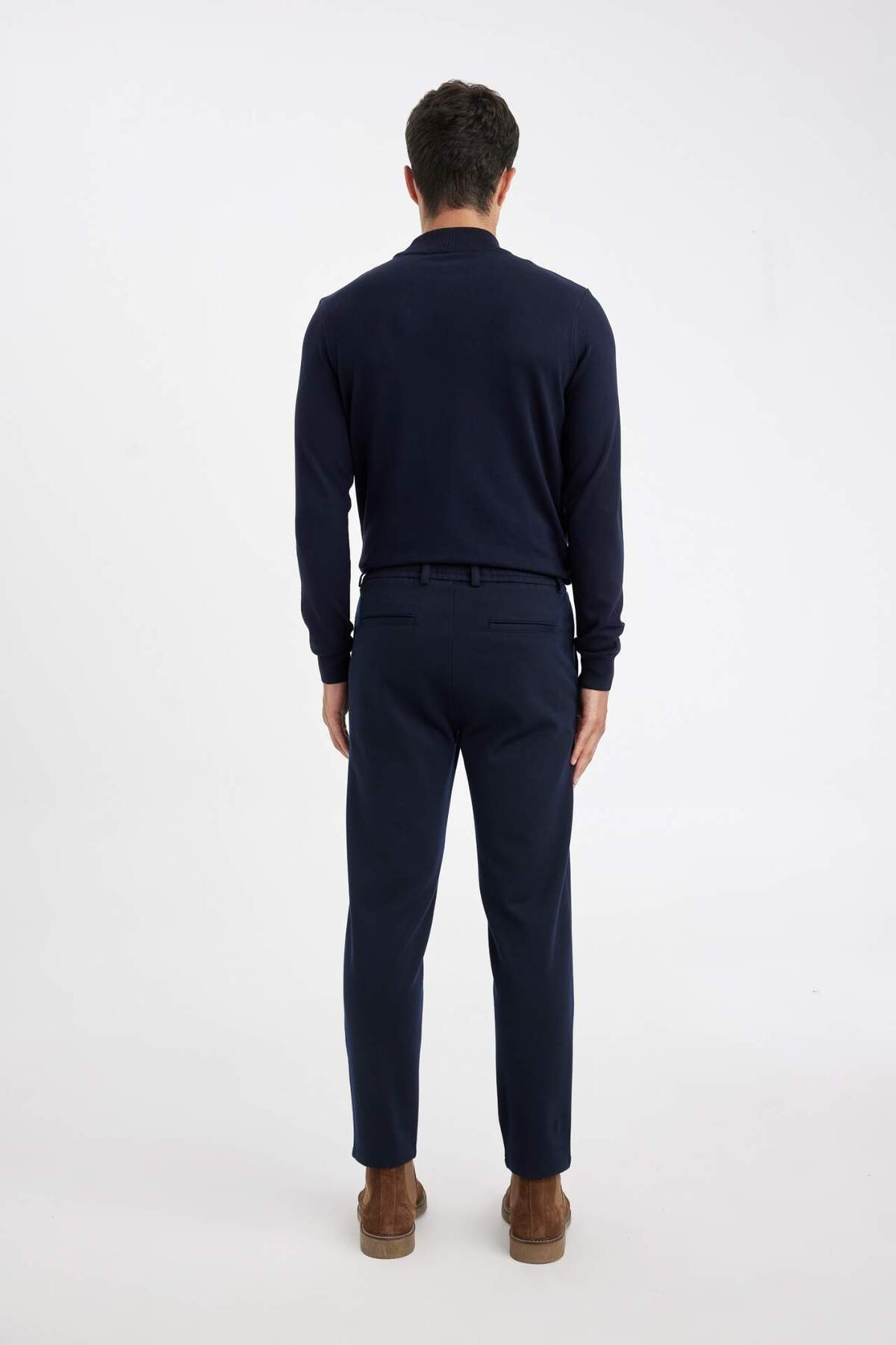 DeFacto-Jogger Summer Fabric Pants Basic Straight Leg with Pockets D3695Ax24Au 6