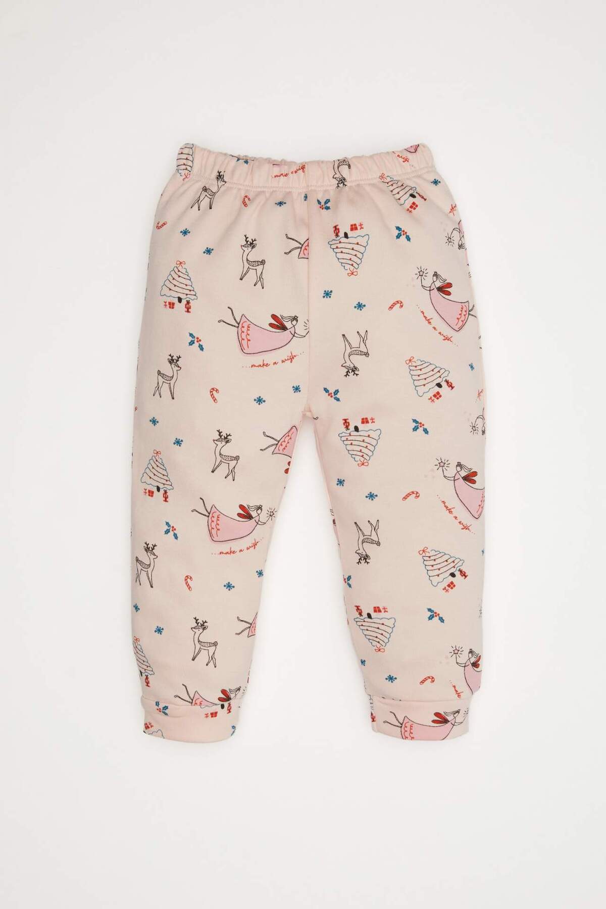 DeFacto-Baby Mädchen Pyjama Set Neujahrsthema Langarm Top Langarm unten D7161A524WN 2