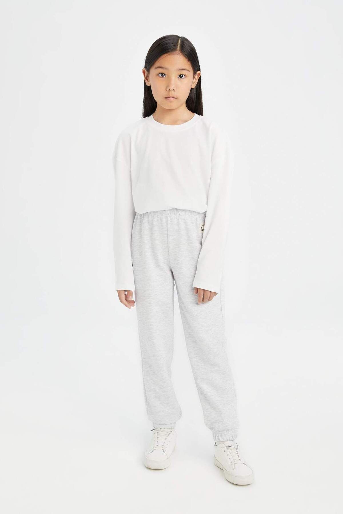 DeFacto-Girl's Elastic Waist Printed Jogger Sweatpants D2757A824Wn 1