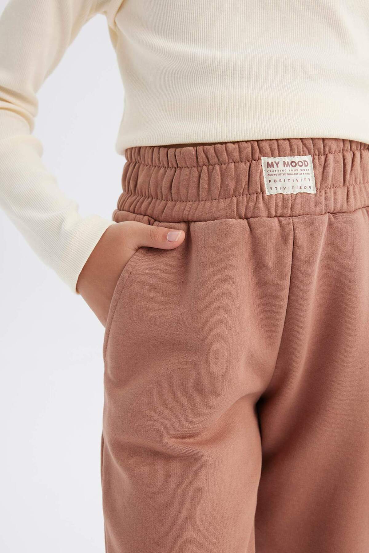 DeFacto-Mädchen Standard Fit Jogger-Jogginghose mit elastischen Beinen D3206A824WN 5