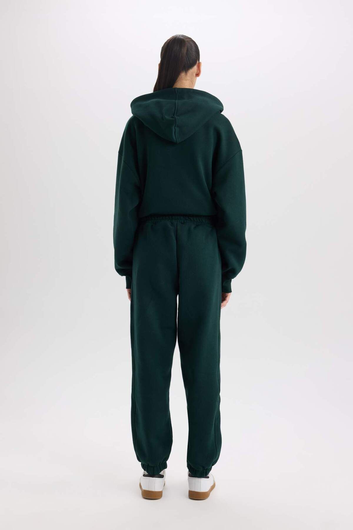DeFacto-Dicke Jogginghose in Standardgröße, Basic-Jogginghose mit gerader Taille und elastischen Taschen, D9934ax24wn 7