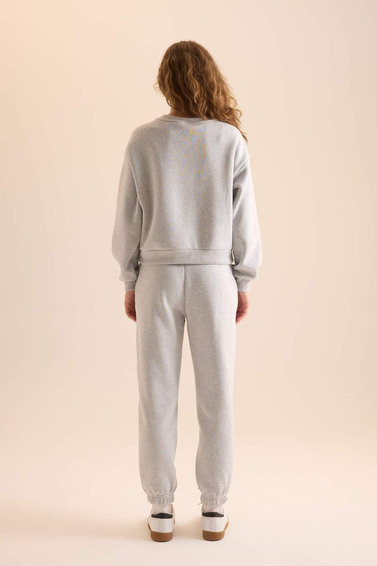 DeFacto-Regular Fit Regular Fit Basic Gruby polarowy dres wewnętrzny D8022Axns 5