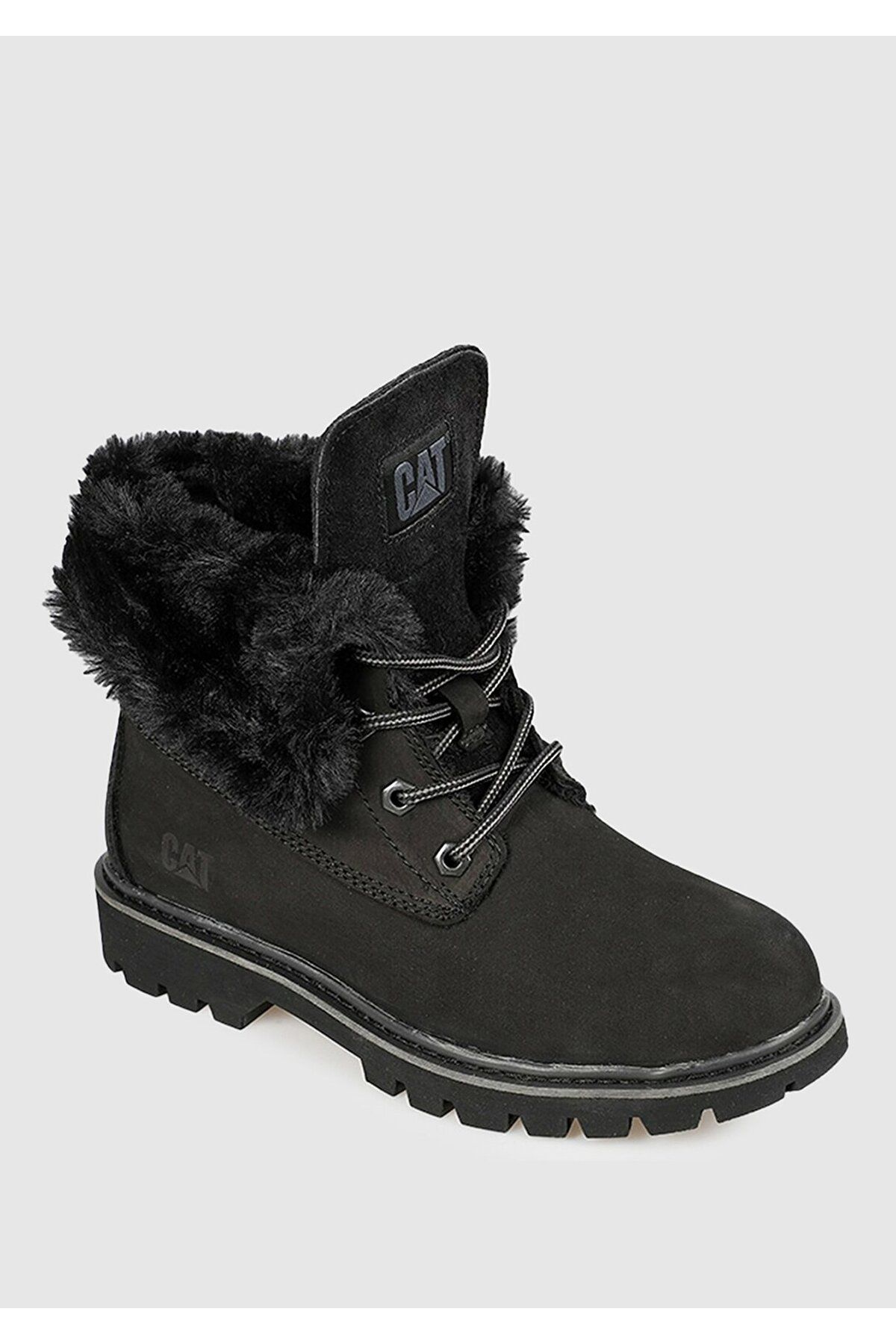 Caterpillar-Черни дамски ботуши Fur Utah 015z101184 1