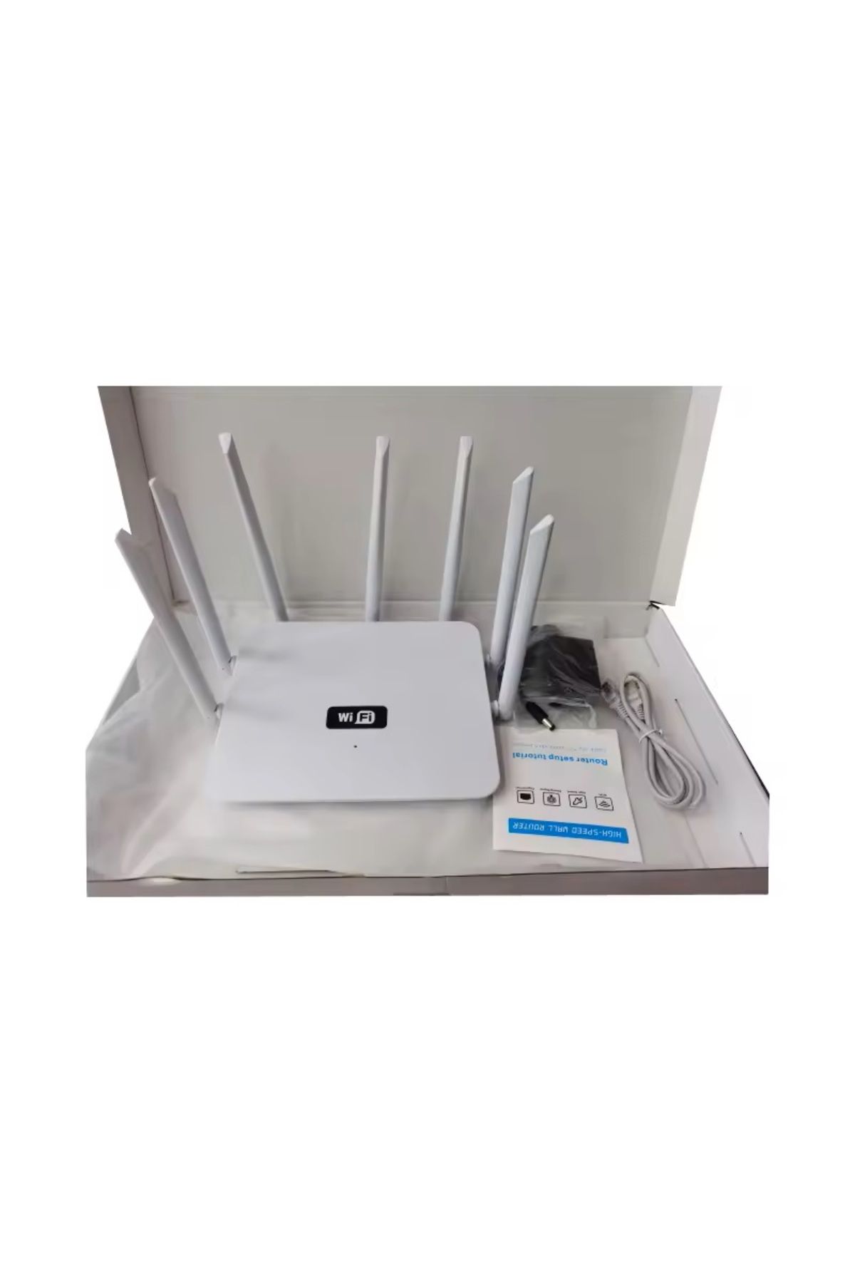 arvada-Router wireless NBKEY MK1200 , 6 antene, 1000Mbps Full Gigabit, Dual Band 2.4G&5G, protocol 802.11n 5