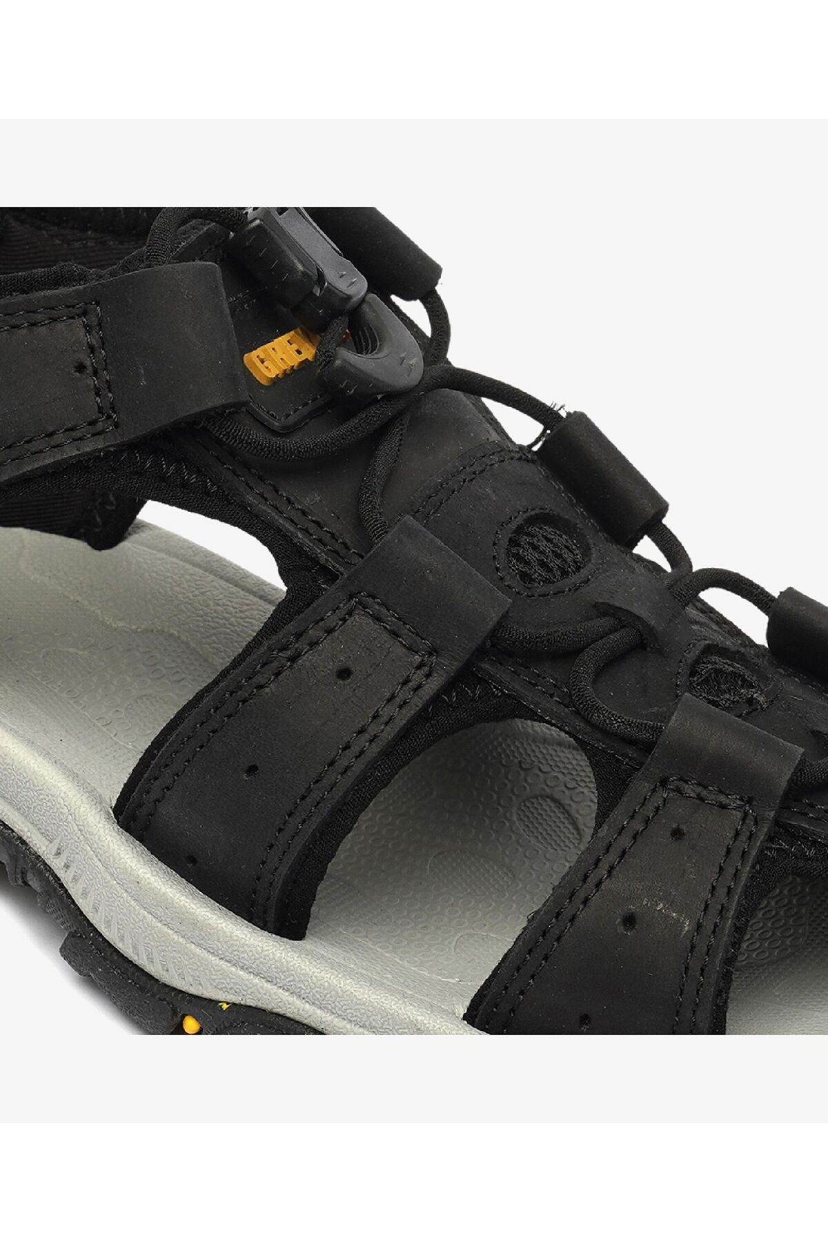 Greyder  Kadın Siyah Gri Hakiki Deri Sandalet 4Y2CS30641 - Görsel 5