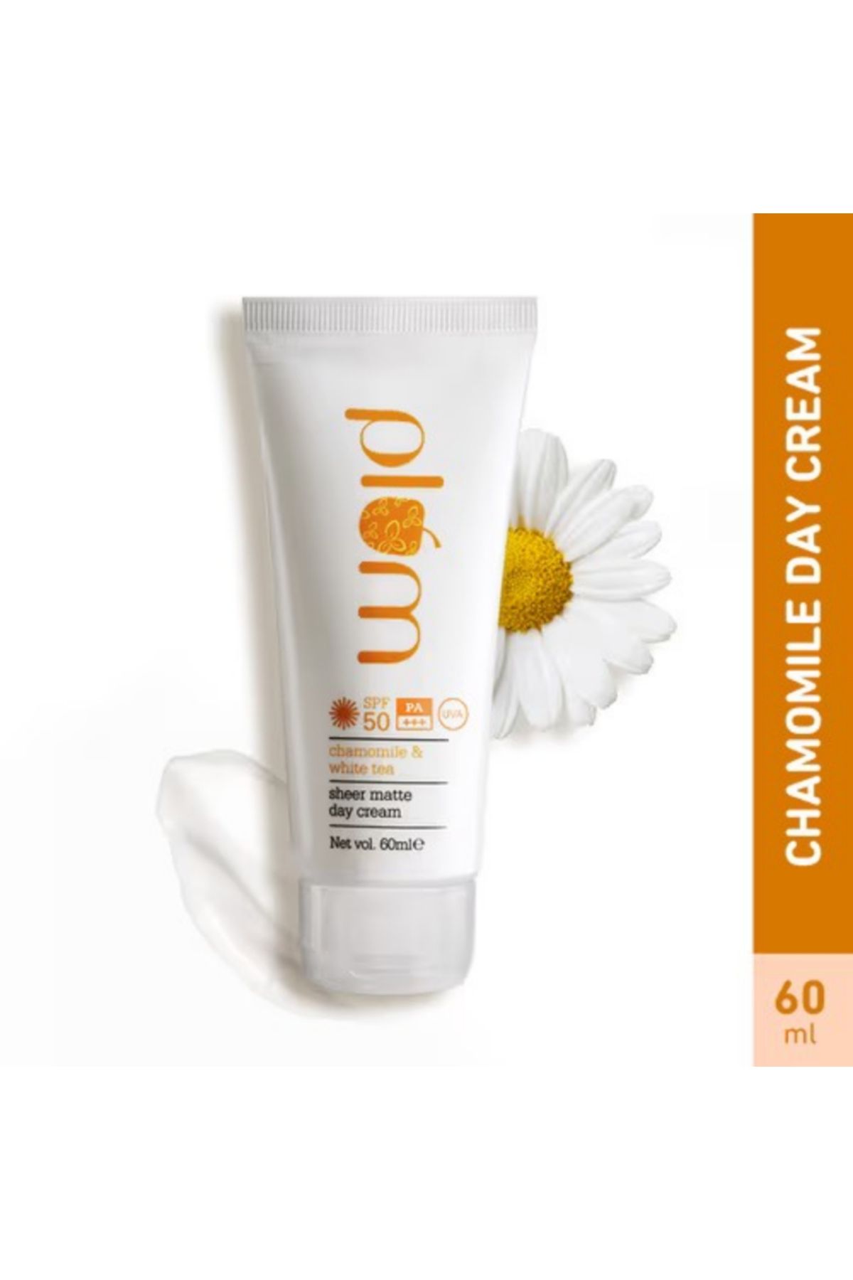 PLUM-Chamomile & White Tea Sheer Matte Day Cream SPF50 - 60ml | UV & Pollution Shield 6