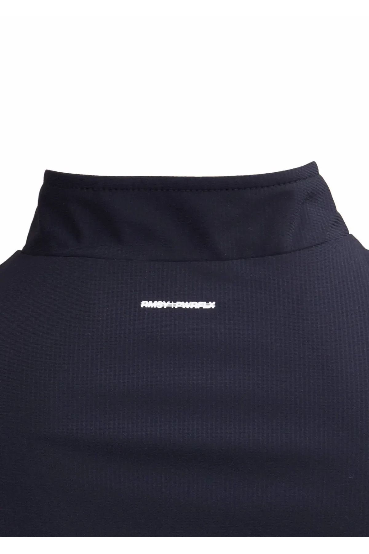 Ramsey-Navy Blue Regular Fit Stand Collar Casual Knitted Sports Vest 5