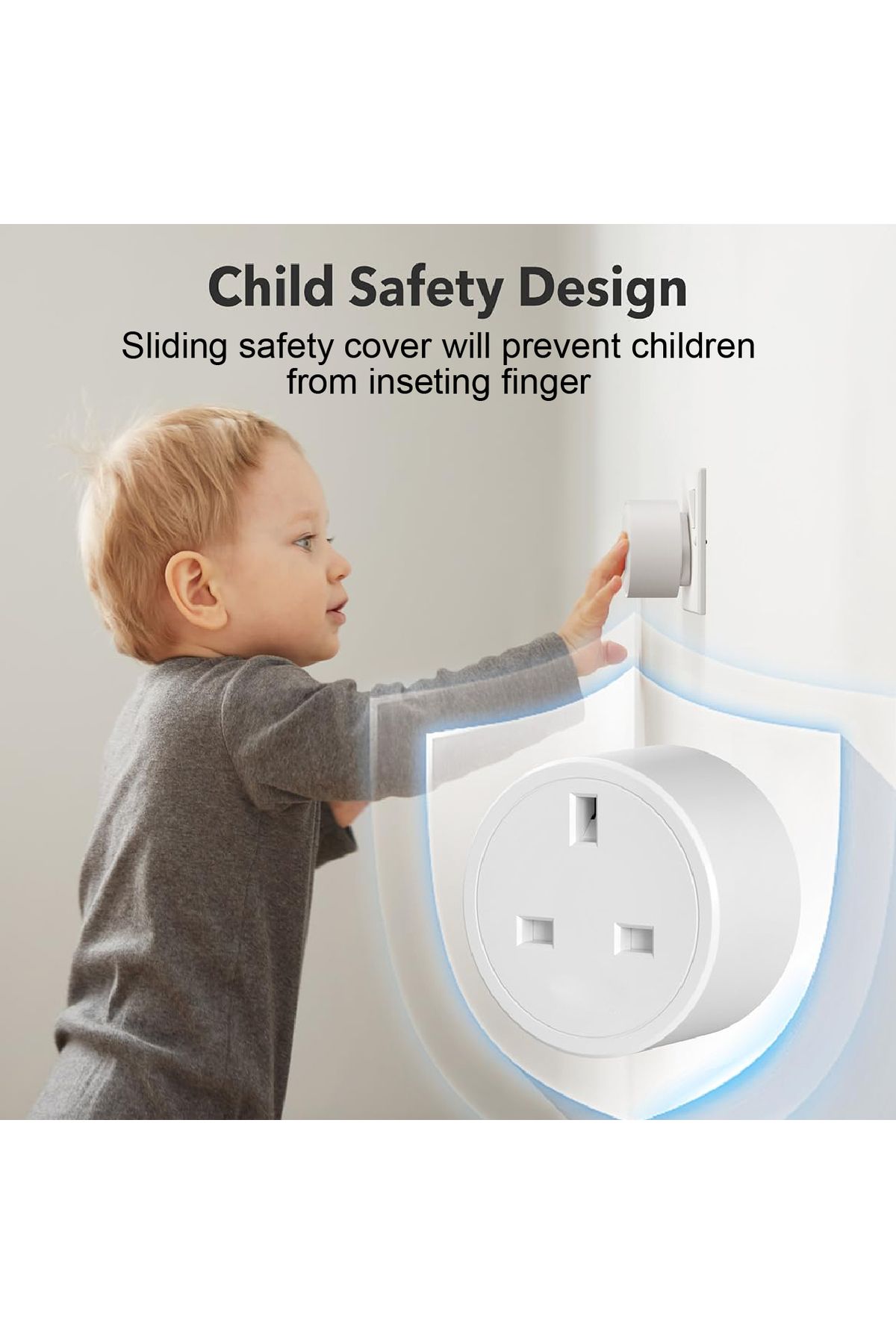 SASKA-Smart WIFI Plug 16A - Support Alexa/Google Home, Smart Life APP Control With Timer Function 7