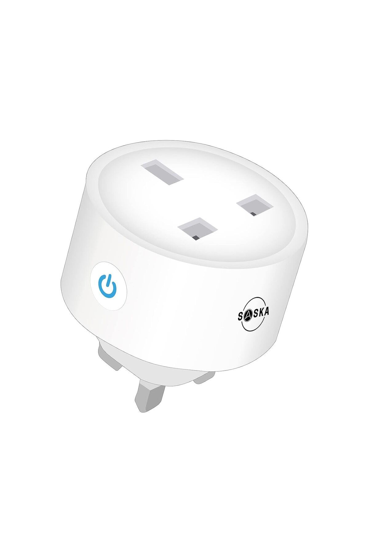 SASKA-Smart WIFI Plug 16A - Support Alexa/Google Home, Smart Life APP Control With Timer Function 1