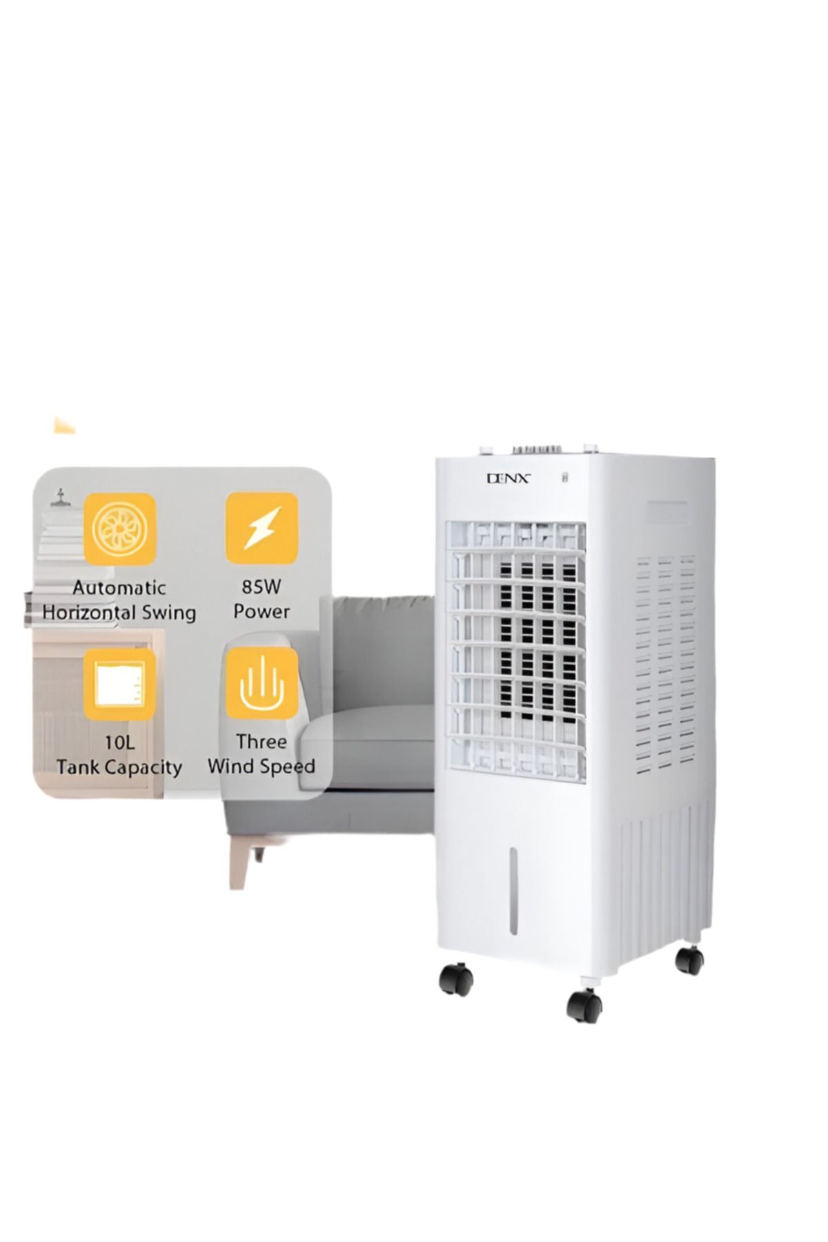 Denx-NARA SPACE Smart Air Conditioning Fan – 3-in-1 Cooling, Fan & Humidifier | 1 Year Warranty 2