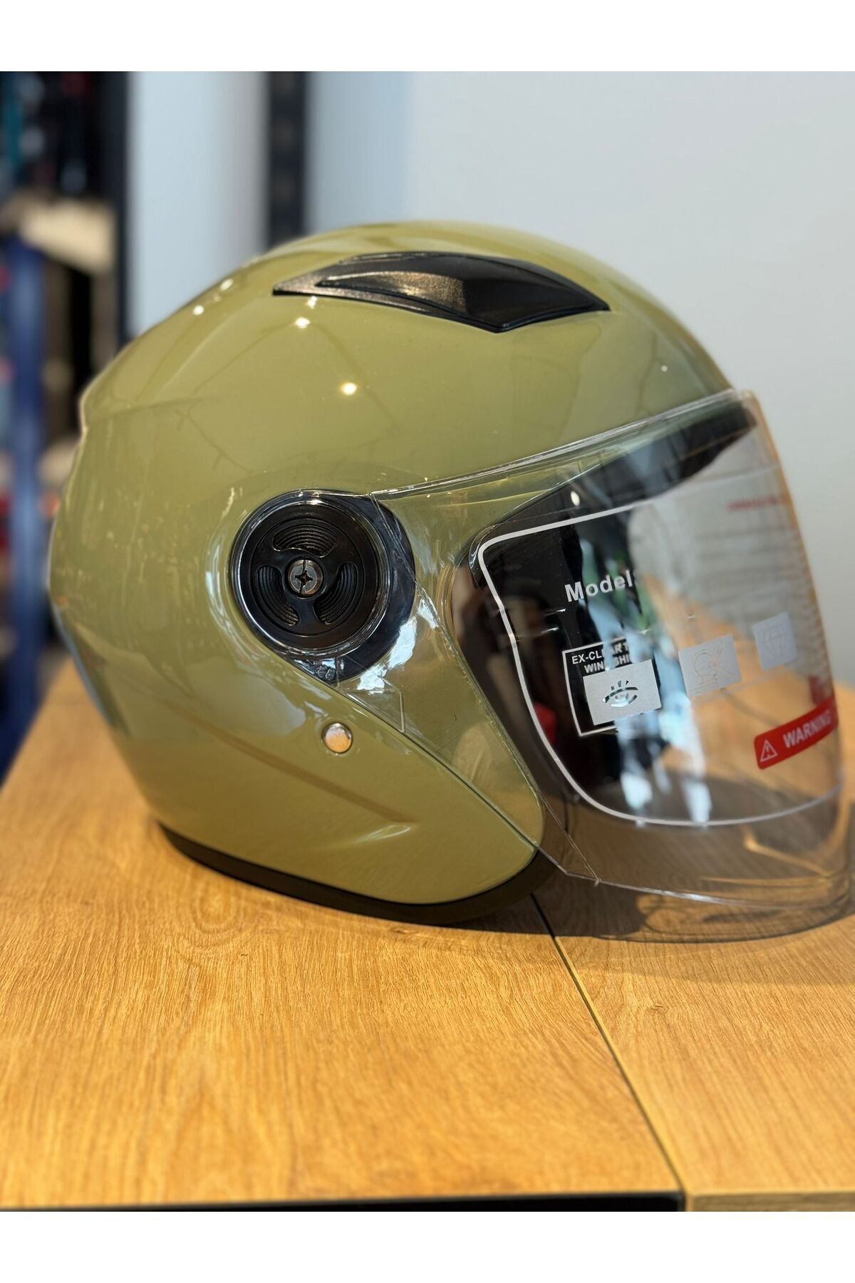 Dms Yarım Kask Haki Yeşil