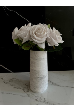 betonmall Beton Vazo Dekoratif Saksı El Yapımı Şık Aksesuar