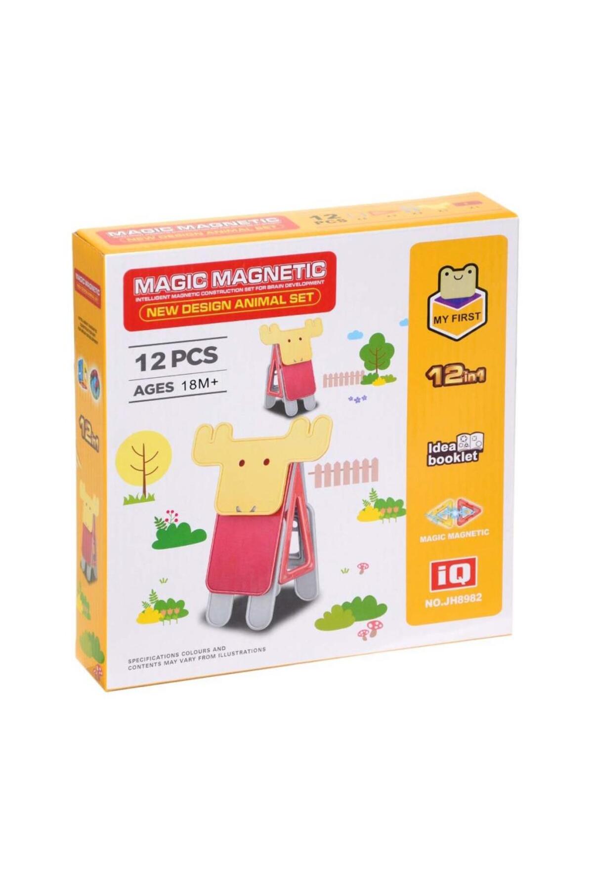 NW NessiWorld Manyetik Geyik Blok Seti 12 Parça fotoğrafı 3 (önizleme)