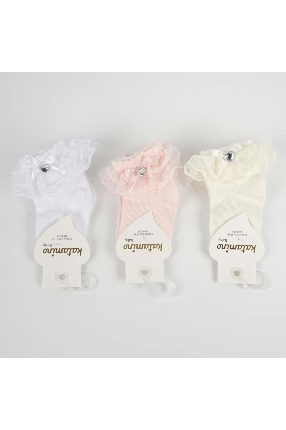 نسی‌ورلد نانی اکس. جوراب‌های بیبی ساکت K46204 مجموعهٔ رنگ‌های متنوع