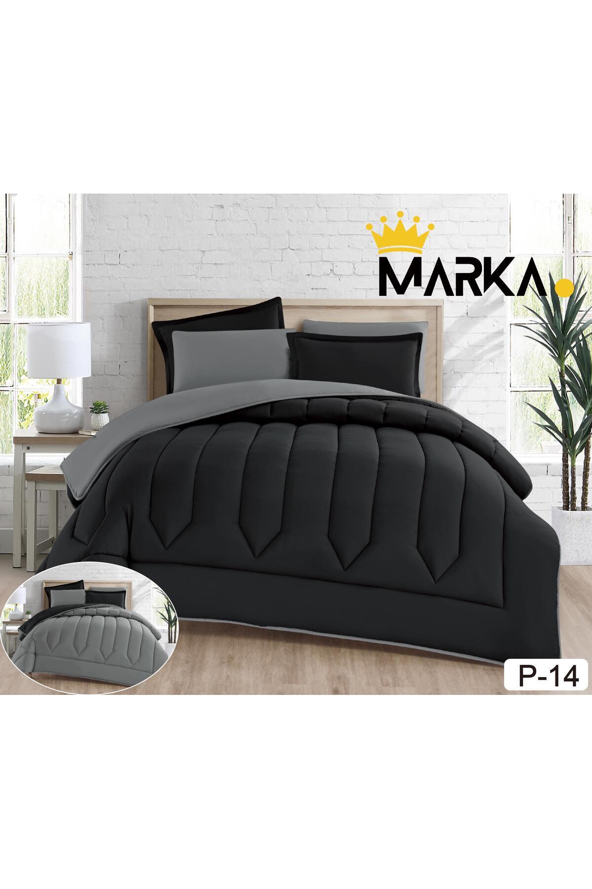Marka-Plain single bedspread, 4-piece set, double-sided system, size 170 x 230 cm 1