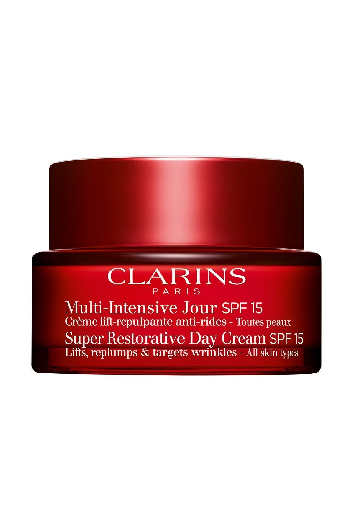 Clarins-كريم نهاري مرطب يعطي مظهراً مشرقاً للبشرة بعامل حماية من الشمس SPF 15 50 مل 2