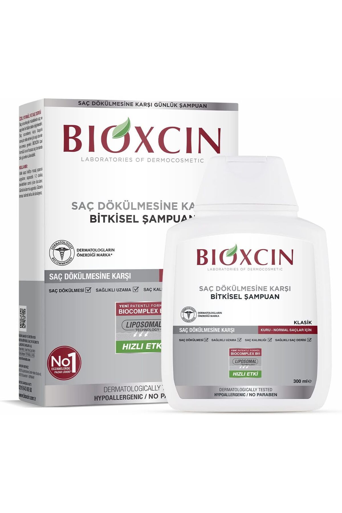 Bioxcin-شامبو جينيسيس من بيوكسين، 300 مل، للشعر الجاف والعادي 1