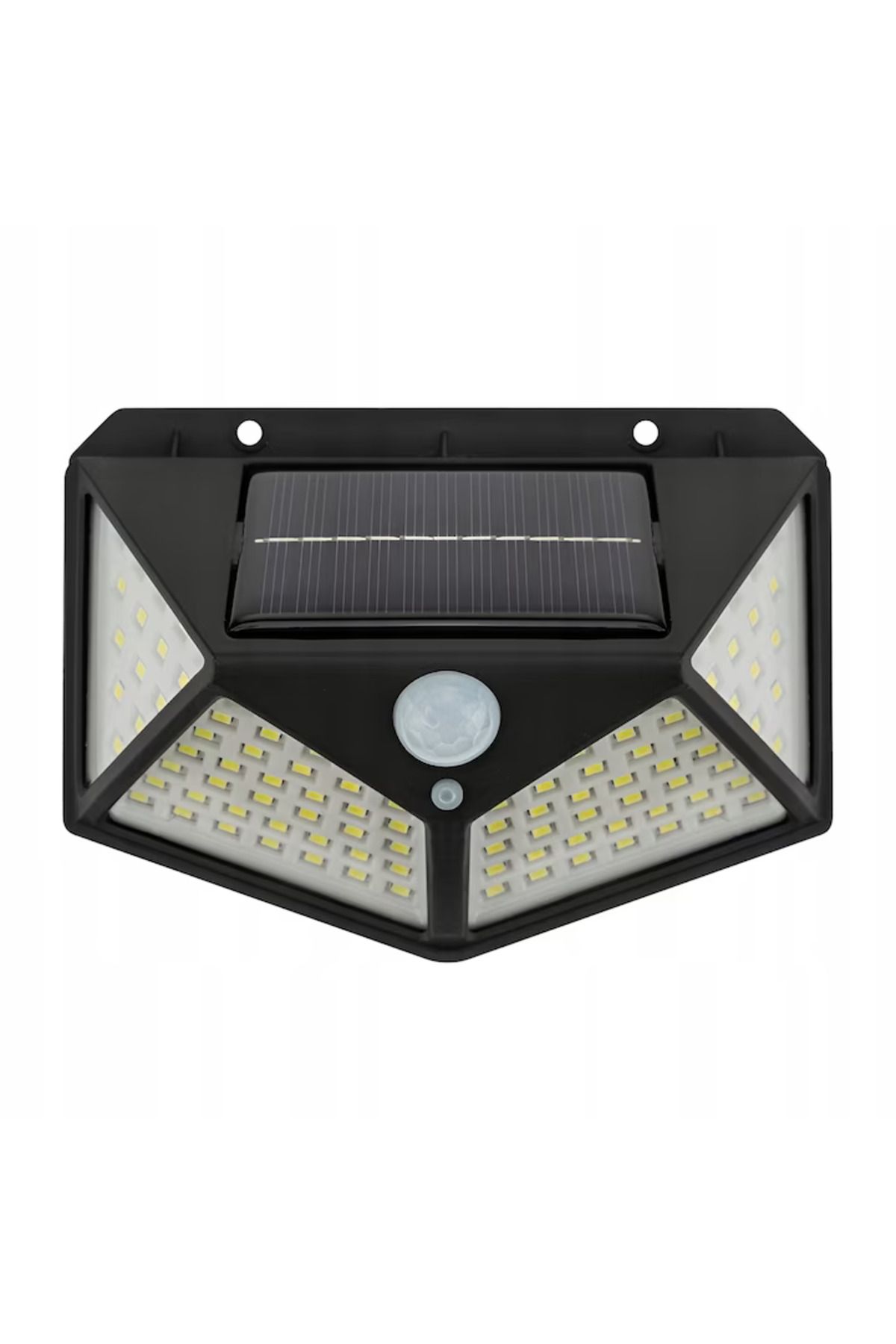 Generic-Set of 4 solar-powered lamps, motion and dusk/light sensor, standby mode, 3 lighting modes 5