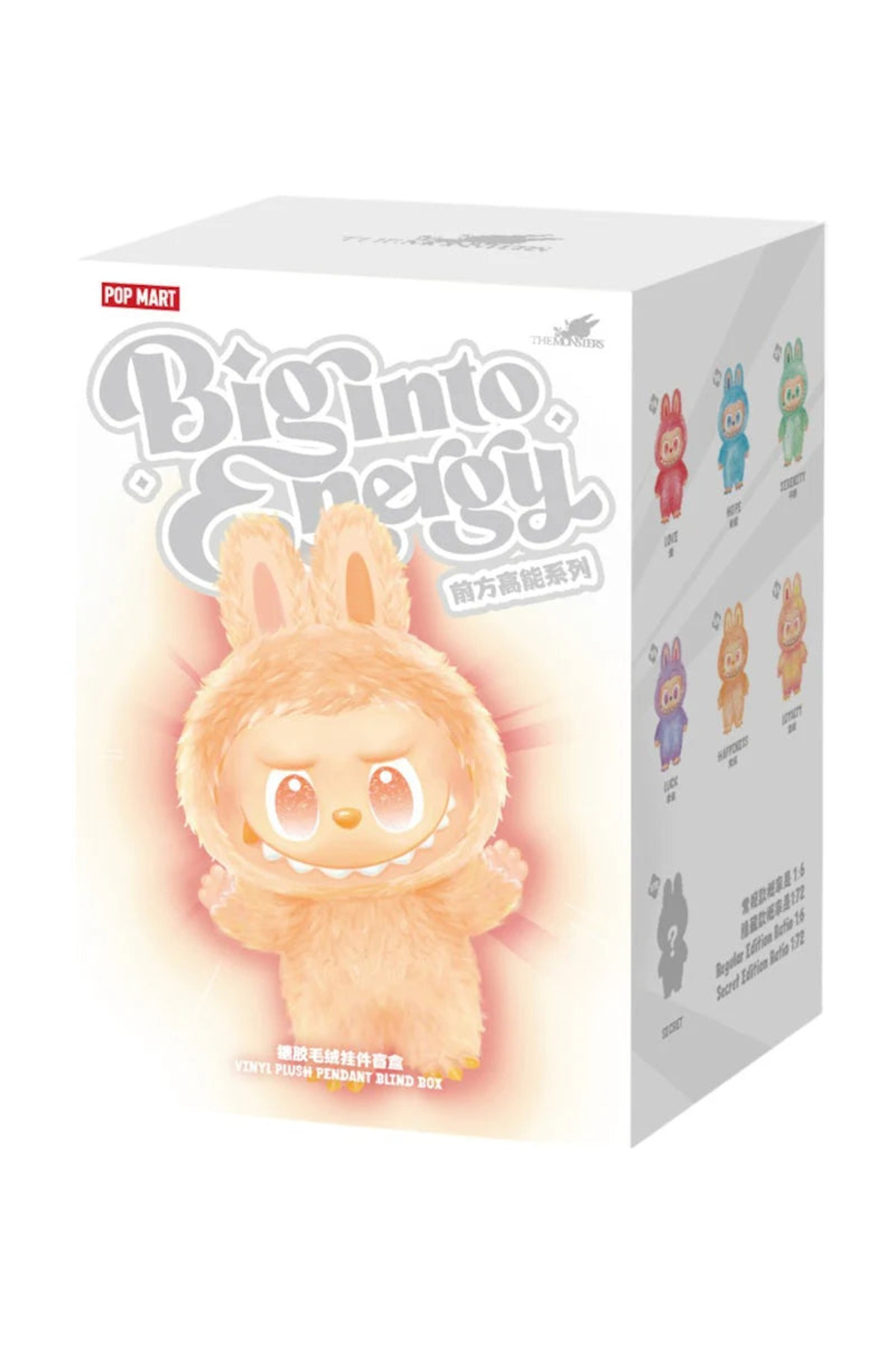Joyful Box Figurina de plus, Labubu, Blind Box,Big Into Energy