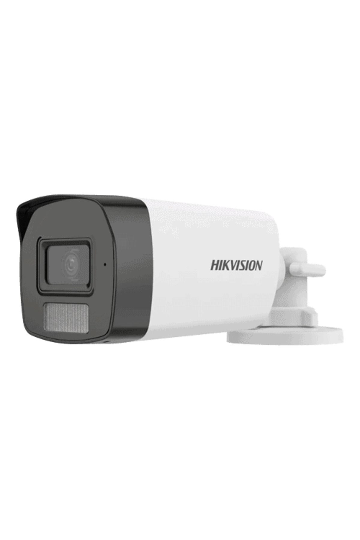 Hikvision-Kit 4 Camere Video Complete, 4k, 2.8mm, Lumină Duală 8mp, IR și Color 40m, DVR, HDD 1tb, 3