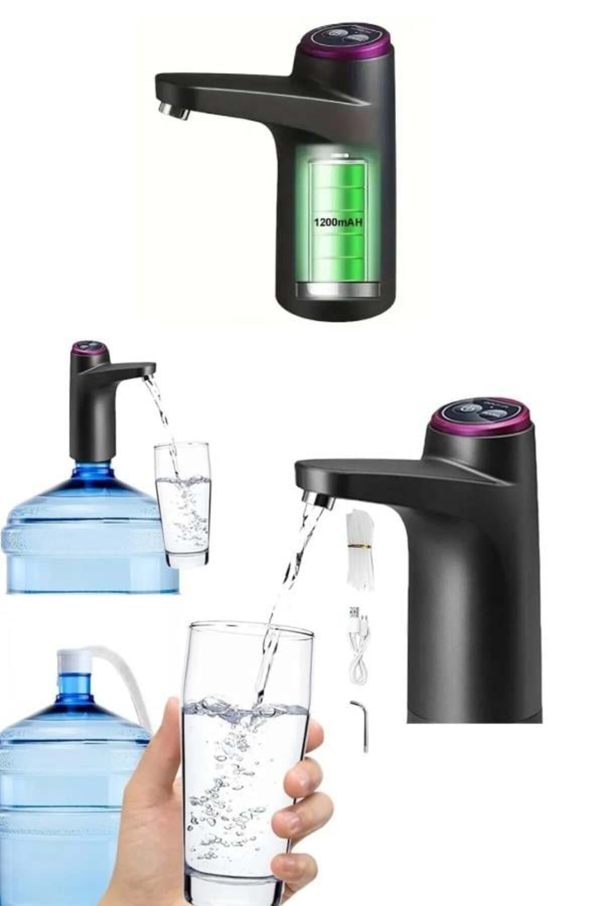 qualityworld Dokunmatik Akıllı Şarjlı Damacana Su Pompası