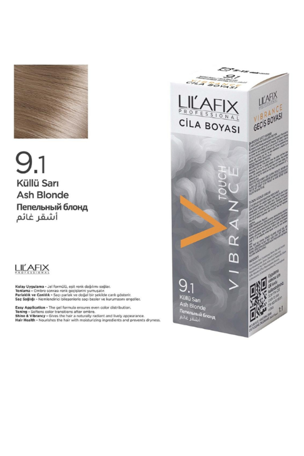 Lilafix VİBRANCE 9.1 KÜLLÜ SARI Saç Boyası - Fiyatı, Yorumları