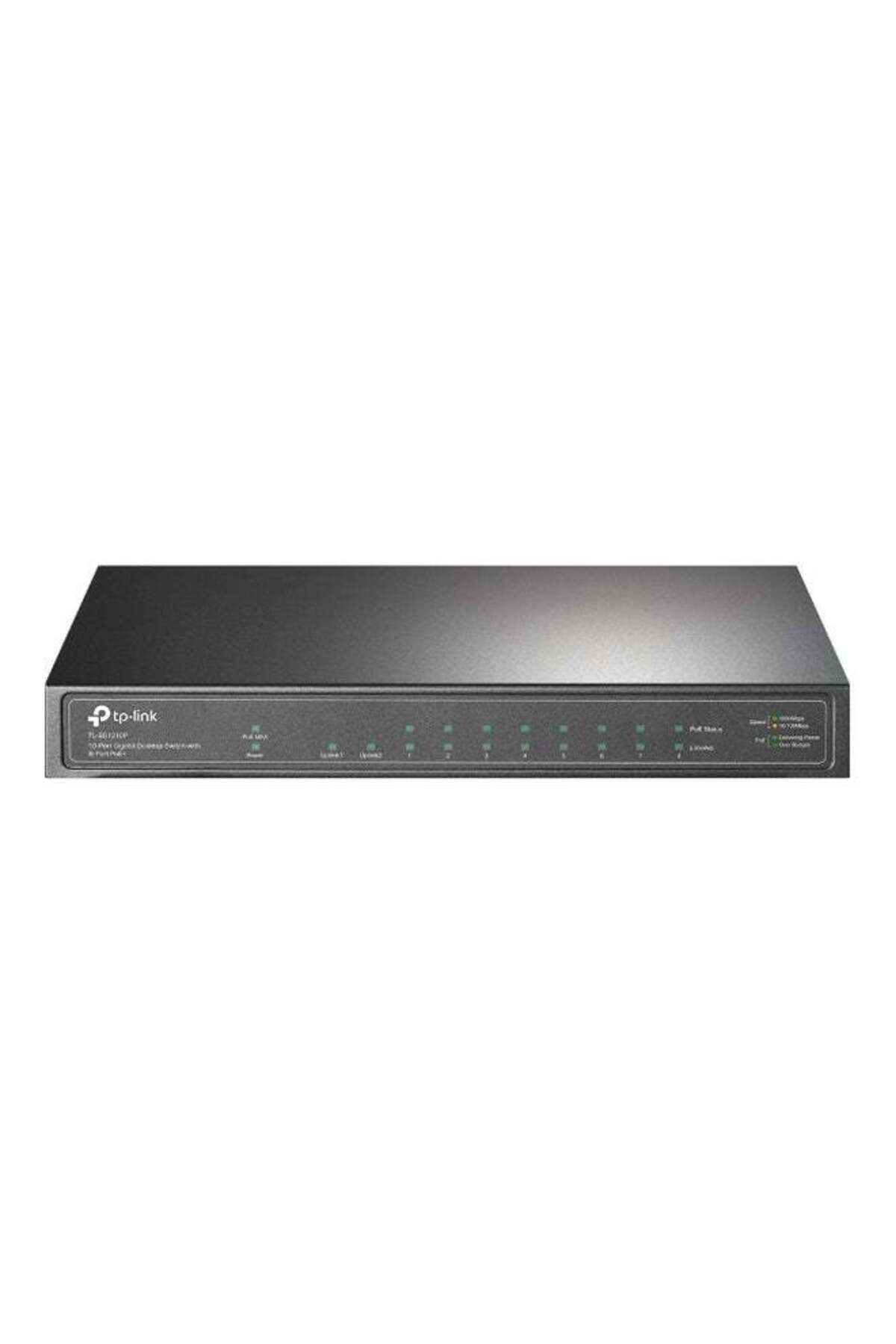 TP-LINK-10-Port Gigabit Desktop Switch with 8 Port PoE+ Ethernet Switch (9*10/100/1000Mbps RJ45 Port 1