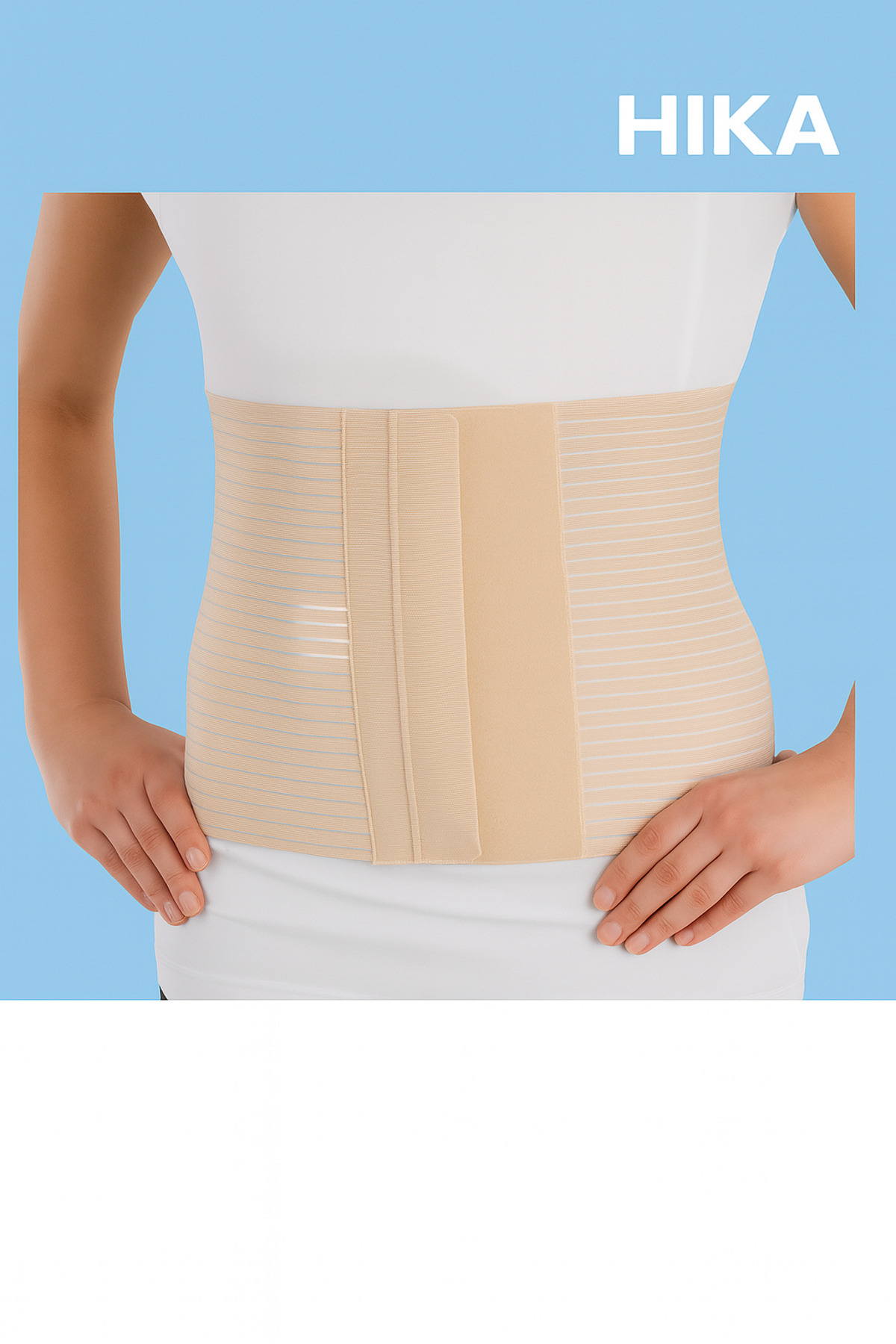 HİKA Doğum Sonrası Toparlayıcı Korse Cerrahi Abdominal Sezeryan Lohusa Korse Bedensiz