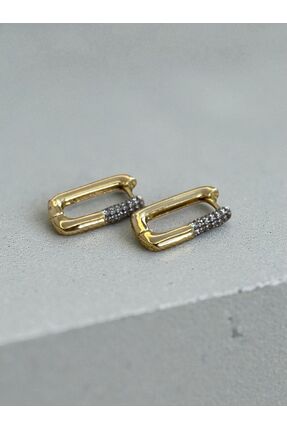 JotusJewelry Taş Detaylı Minimal Küpe