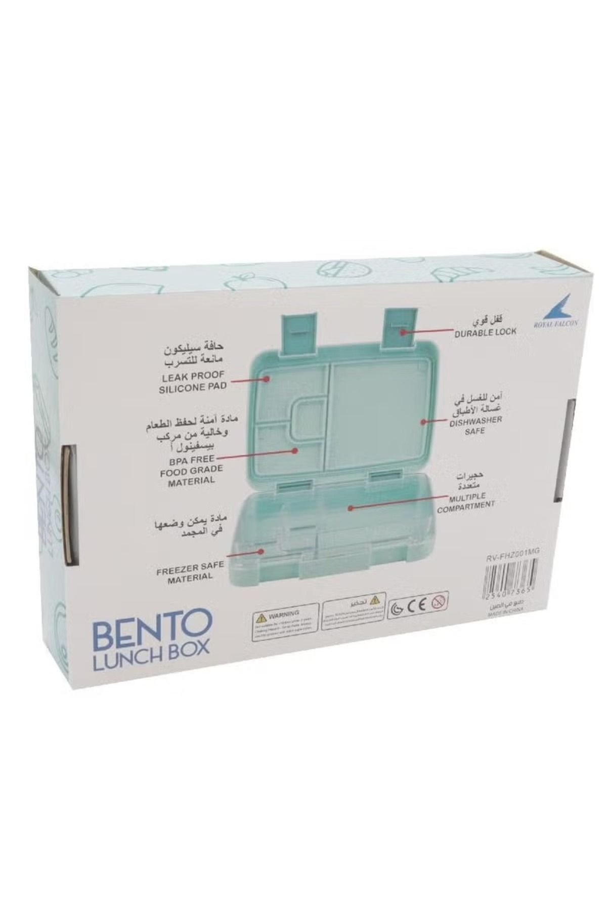 rexa-Lunch Box with 3 Compartments – Leakproof & Convenient Meal Container 2