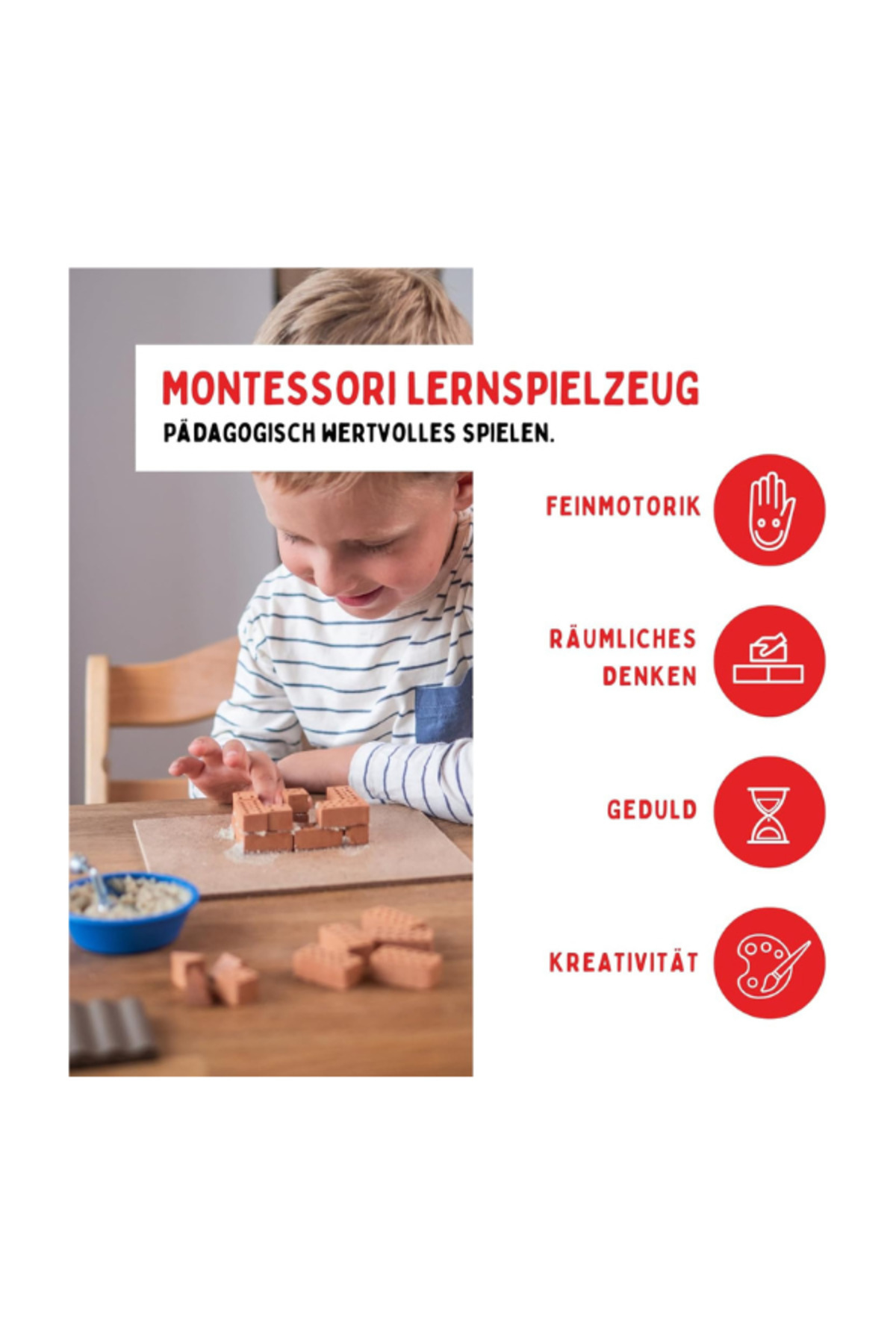 کیت ساختمانی آجری آلمان TEI 4070 – قلعه/جاخودکاری، چندرنگ