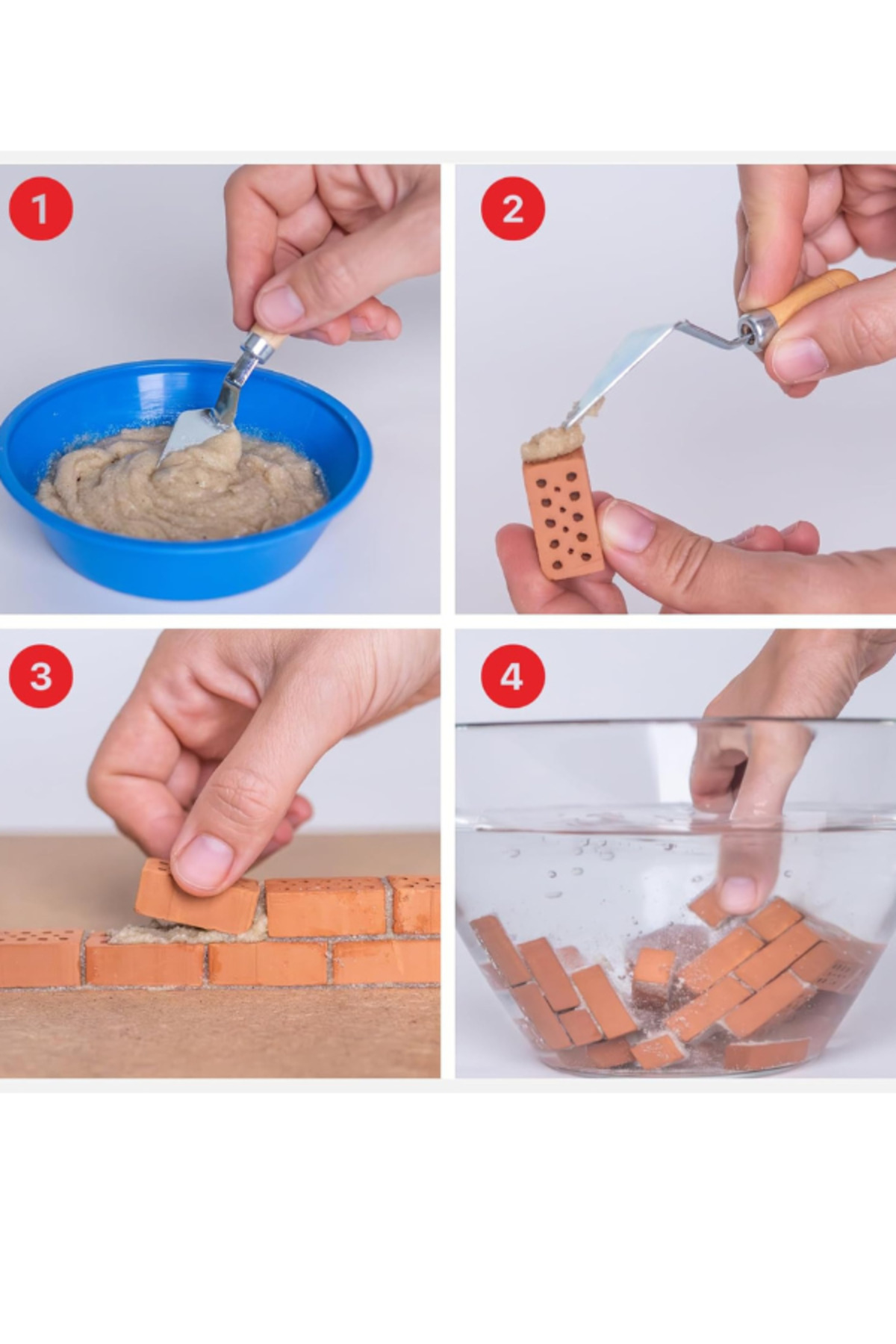 کیت ساختمانی آجری آلمان TEI 4070 – قلعه/جاخودکاری، چندرنگ