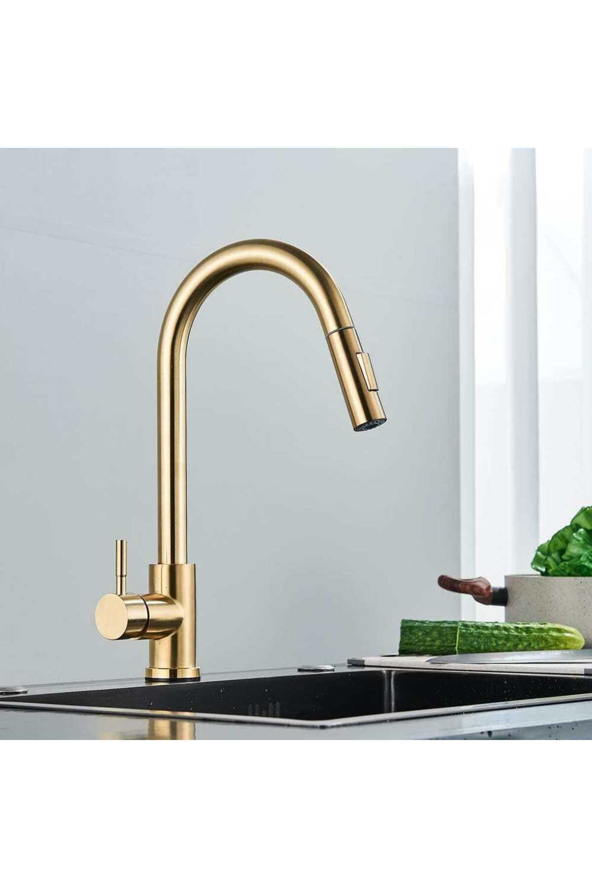 CasaVie-Professional mixer, with touch sensor and extractable shower, code 1215 2