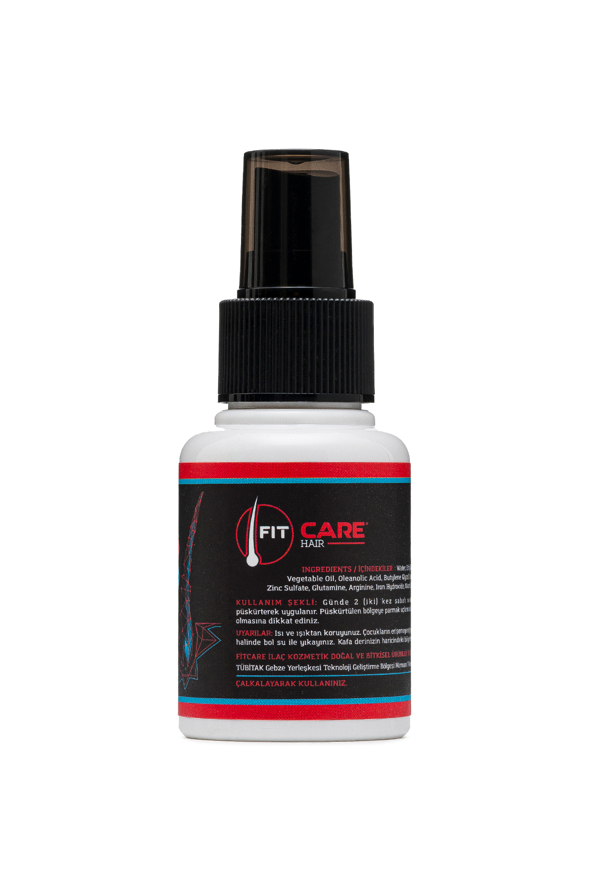 Fitcare Saç Bakım Losyonu + Fitcare Şampuan + Dermaroller Tarak — 8682530125645 — تصویر 3 از 8