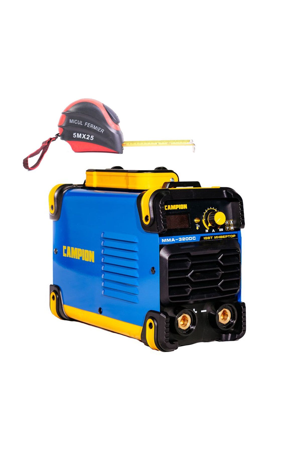 Campion-Invertor sudura COBALT 320 DC + Ruleta Micul Fermier 5m, Accesorii Incluse 3