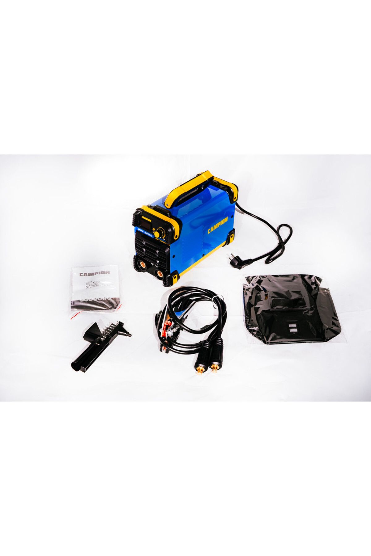 Campion-Invertor sudura COBALT 320 DC + Ruleta Micul Fermier 5m, Accesorii Incluse 4
