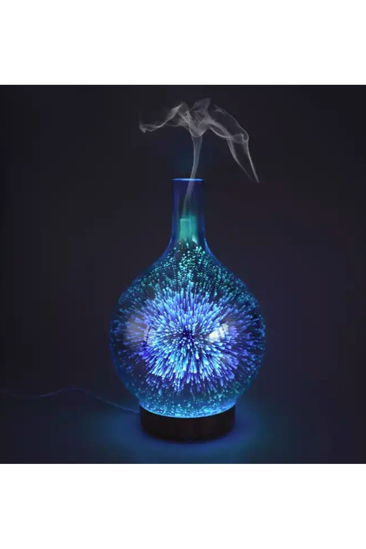 zola-Umidificator 3 in 1, difuzor arome, lampa LED RGB, fundal 3D, cronometru, 24x13 cm, 3 arome 8