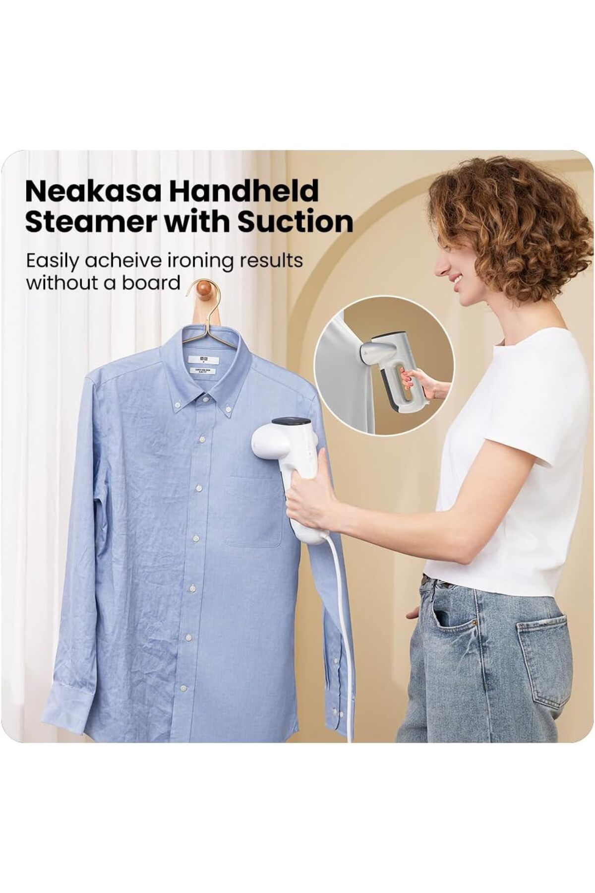 Neakasa-Magic 1 Handheld Portable Garments Steam Iron with Suction Function – Fast-Drying 5