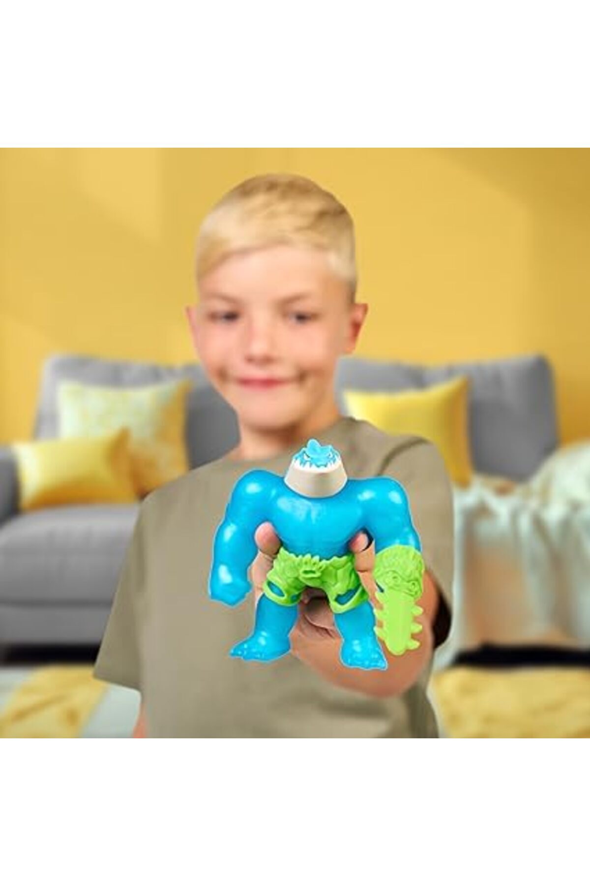 GOO JIT ZU-أبطال جو جيت زو الموسم 13 - جنون النيزك - شخصية ثراش القرش المتحركة القابلة للتمدد والمملوءة بالهواء 5