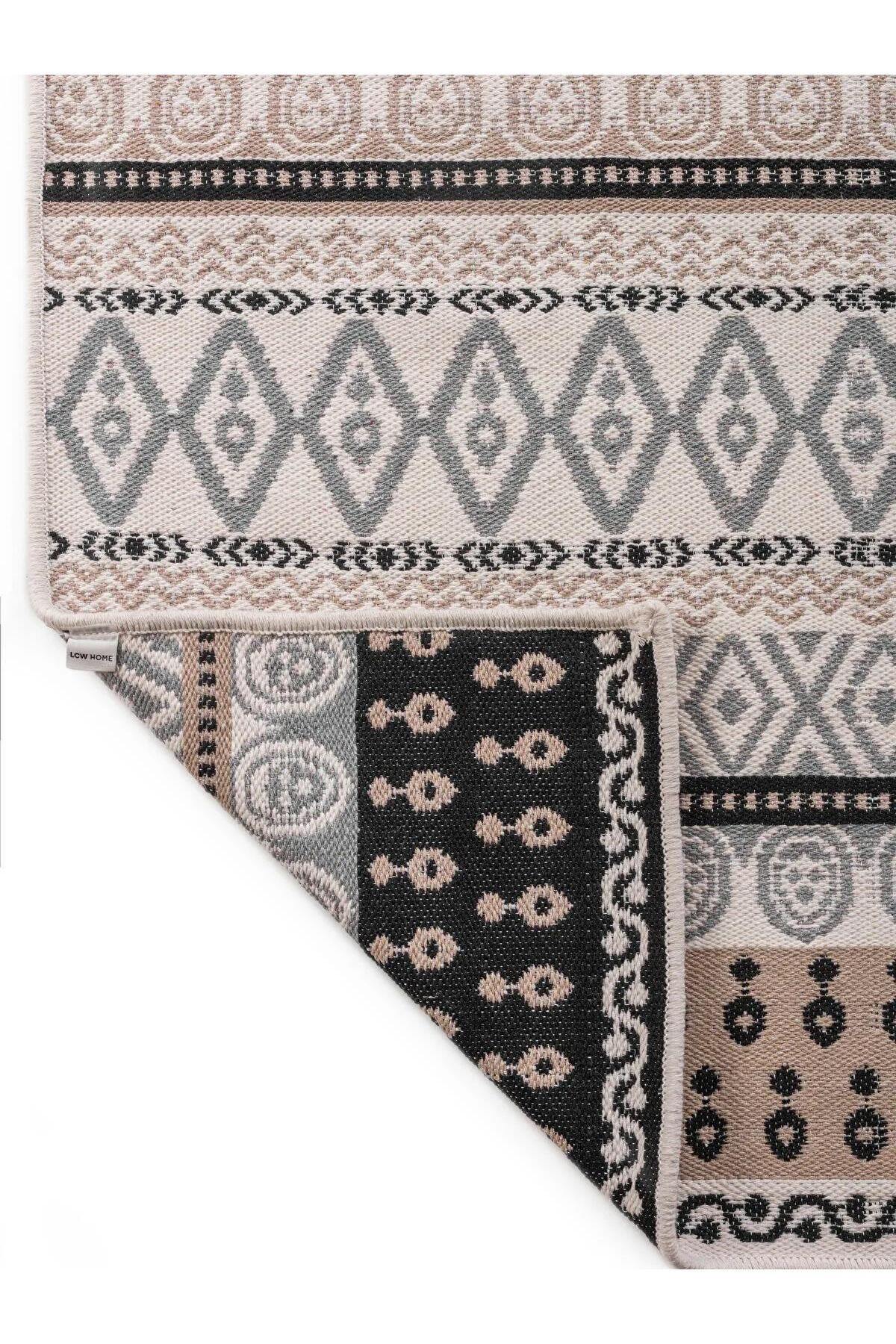 LC Waikiki-Lcw Home Patterned Double Sided Rug 80X140 cm (W5) 5