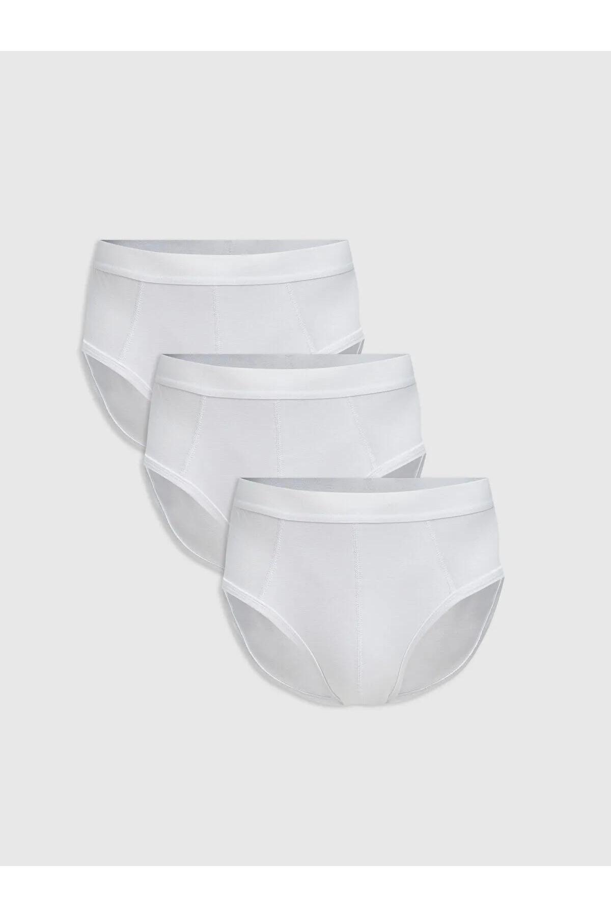 ال سی وایکیکی شورت مردانه انعطاف‌پذیر نخی استاندارد فیت، بسته ۳ عددی (S5)