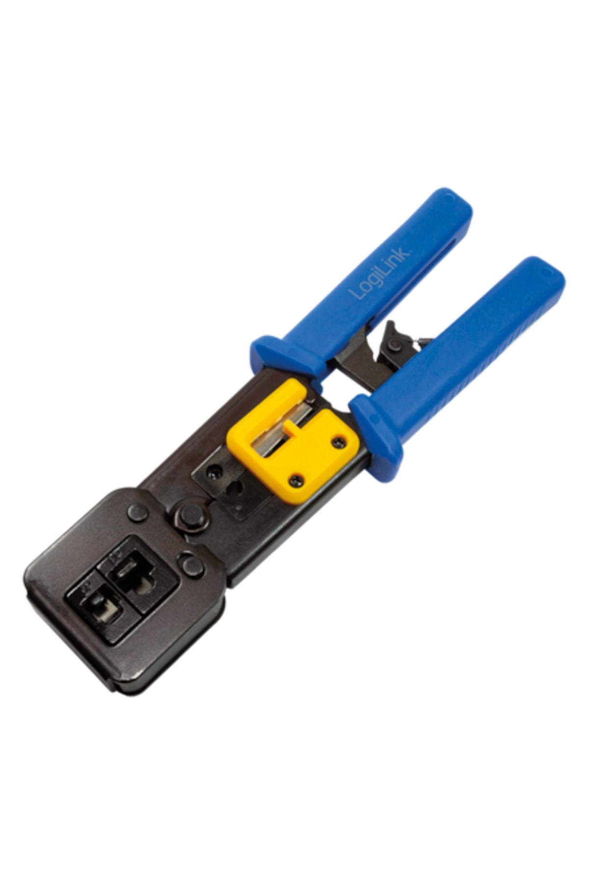 LogiLink-Cleste sertizare mufe WZ0037, functie decupare si taiere cablu, compatibil cu mufe MP0027 s 1