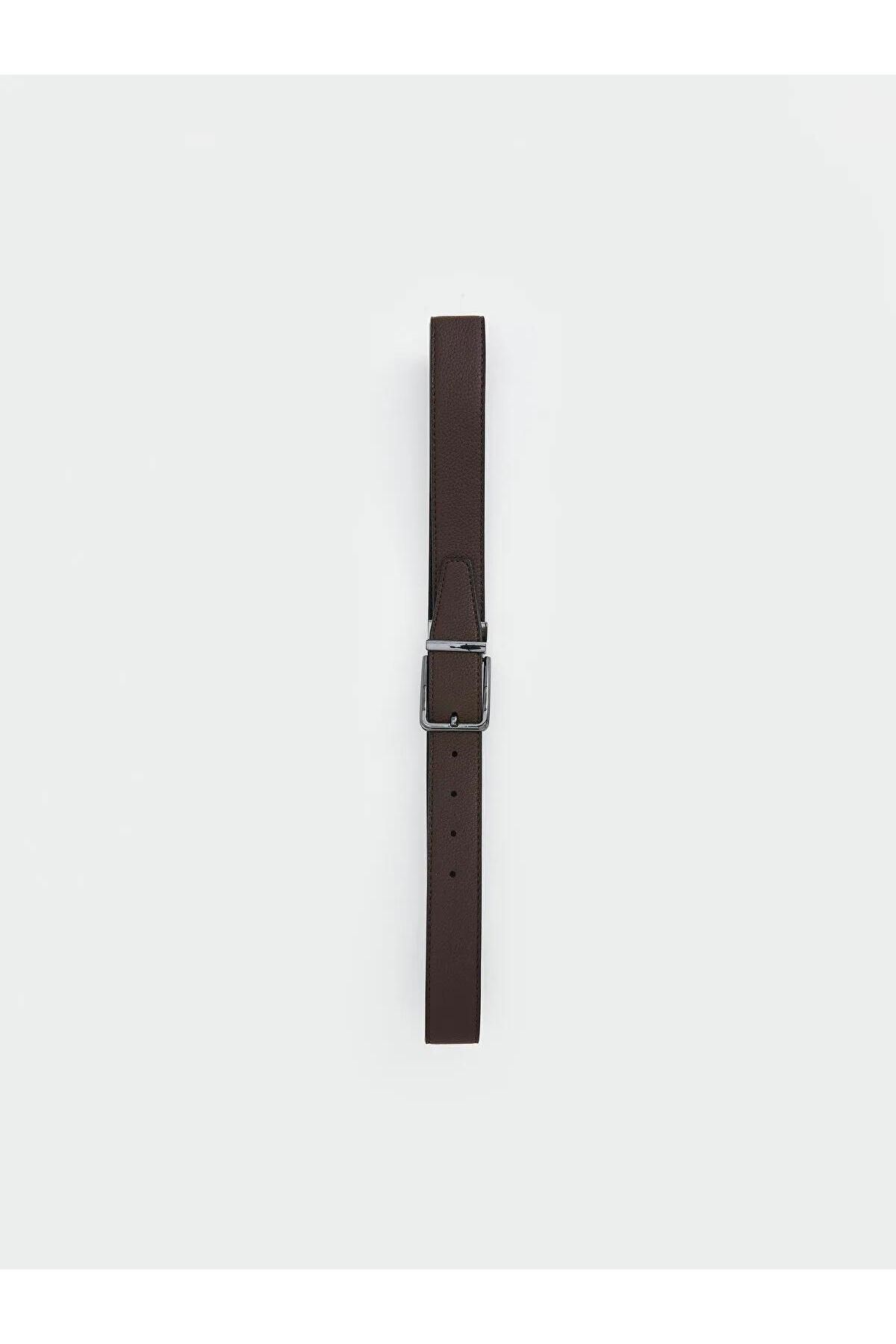 LC Waikiki-Lcw Accessories Two-Way Leather Look Men's Belt (W5) 3