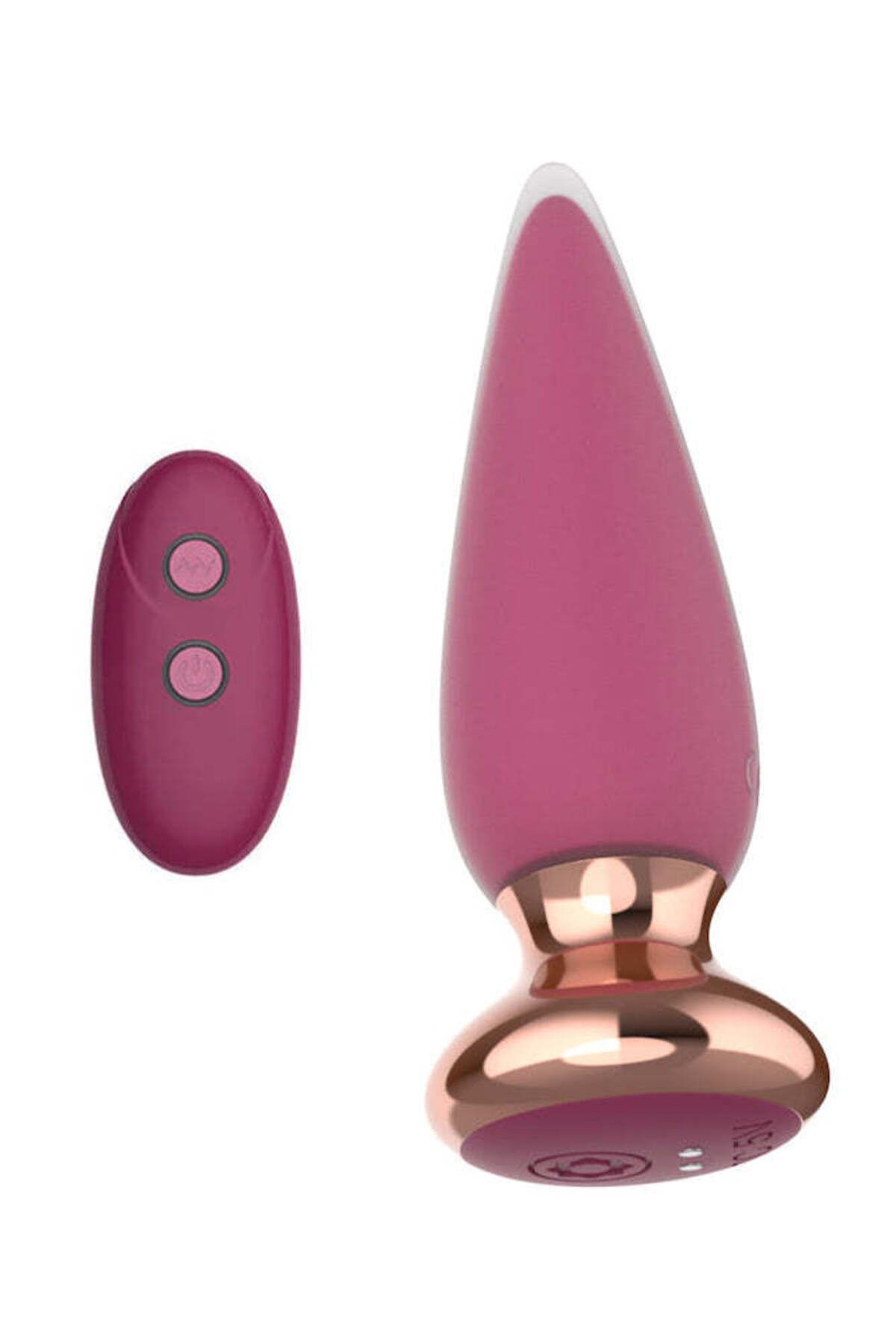 WildFashion-I-MOON CROSS remote control stimulator, multiple functions, fuchsia/gold – TOY403-55 3