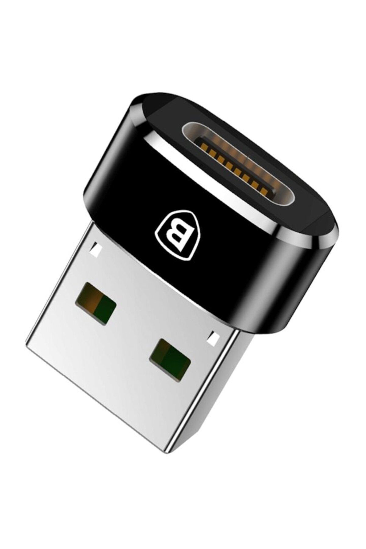 Baseus-Adaptor Conversie USB la USB Tip-C CAAOTG-01, 3A, Negru 3