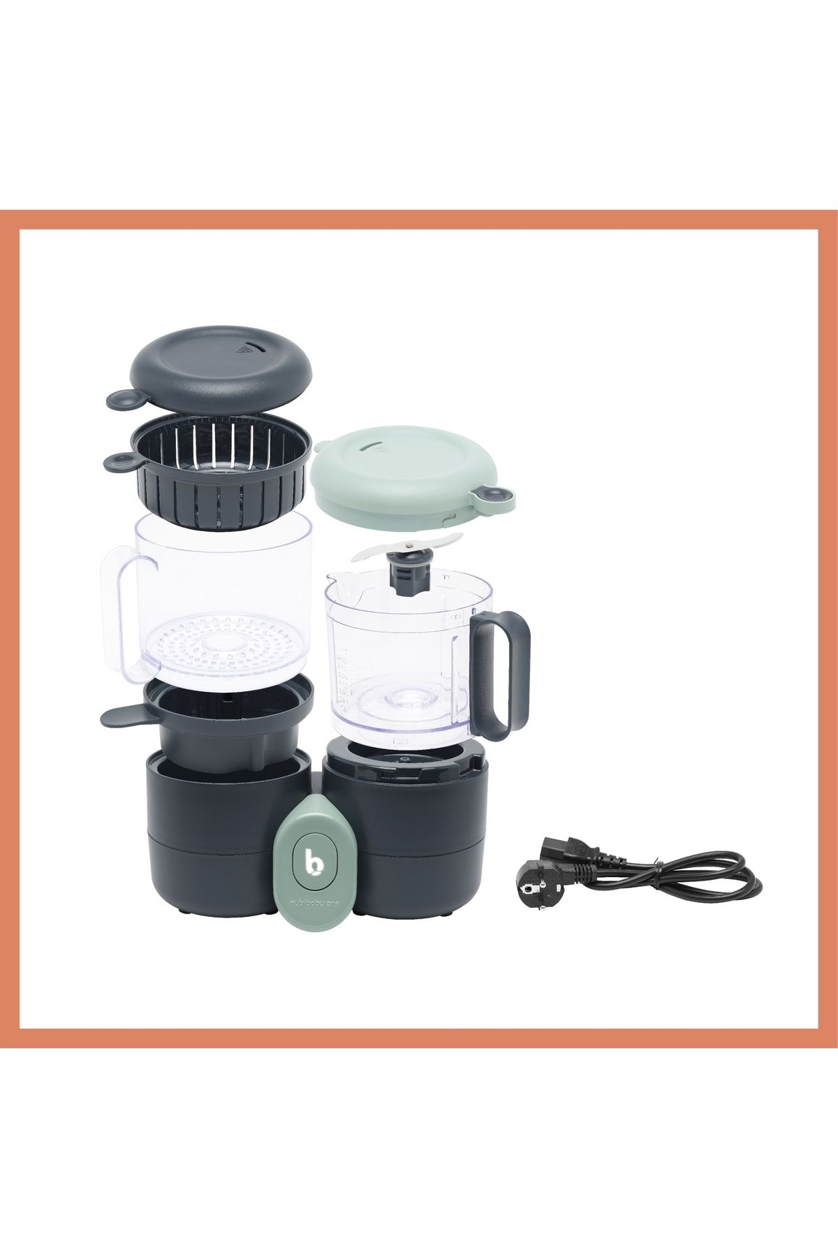 Babymoov-Robot de bucătărie multifuncțional 4 în 1 Nutribaby ONE 9