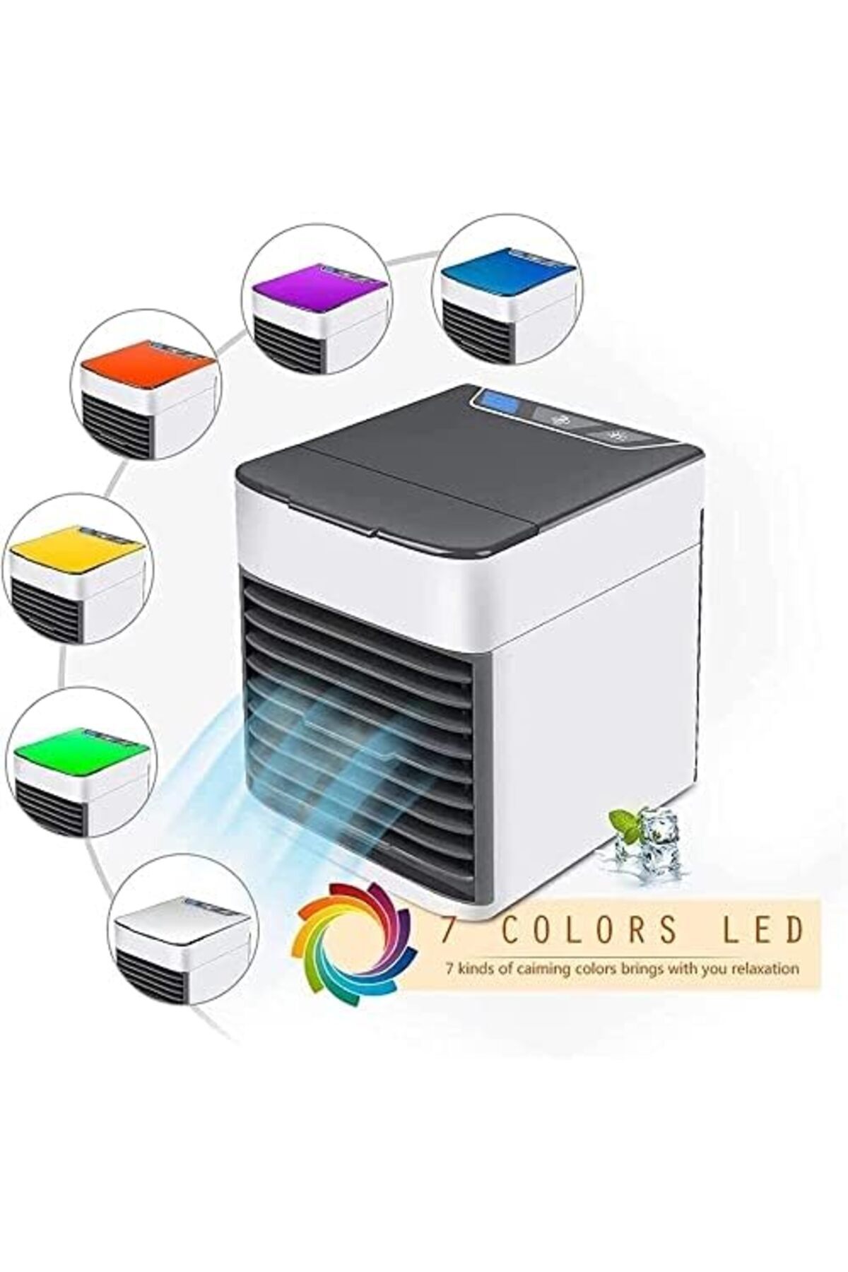 Generic-Air Conditioner Portable Hoseless Air Cooler, 4-In-1 Portable Room Air Conditioner, Use Only Clean W 3