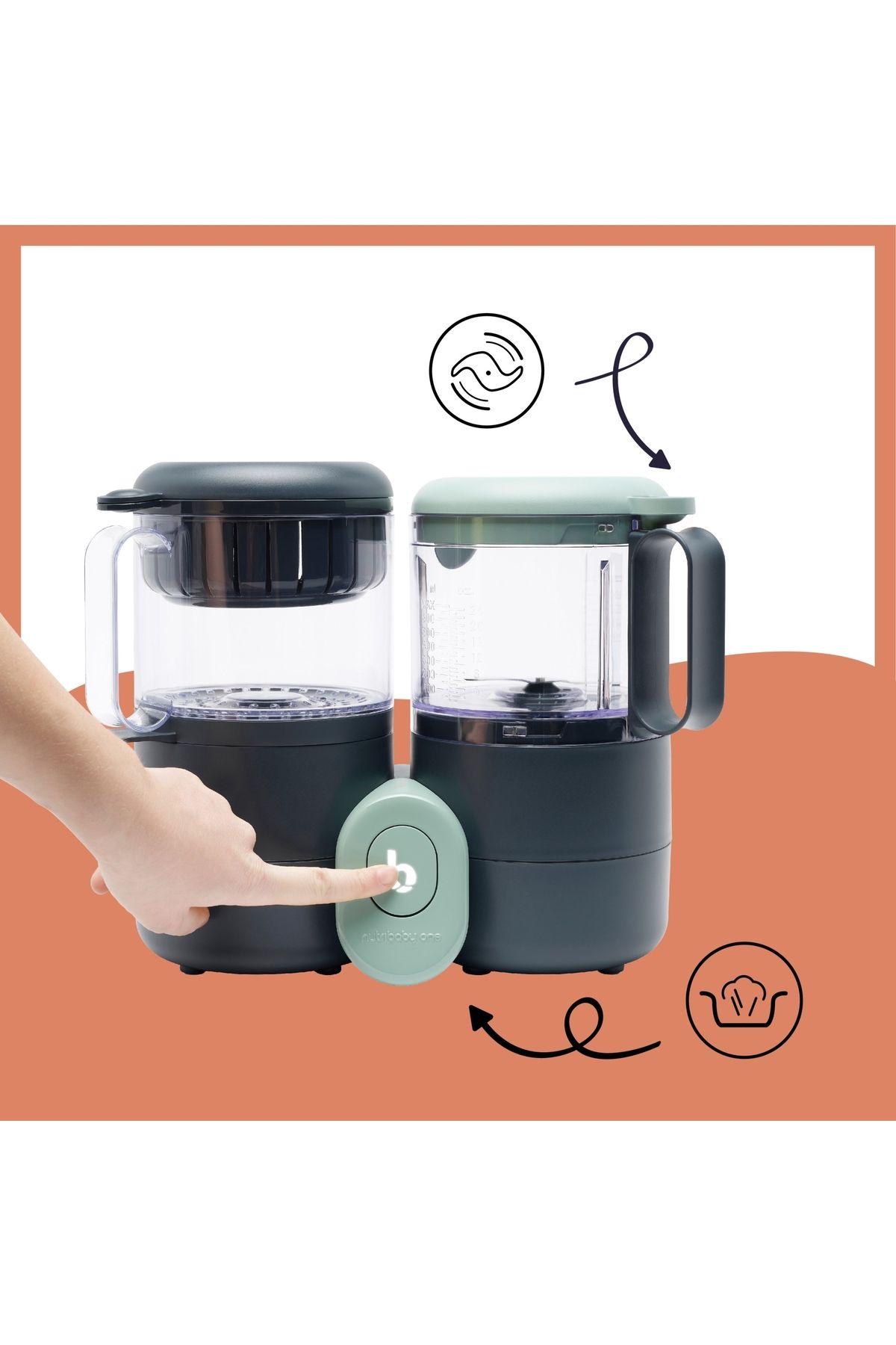 Babymoov-Robot de bucătărie multifuncțional 4 în 1 Nutribaby ONE 6
