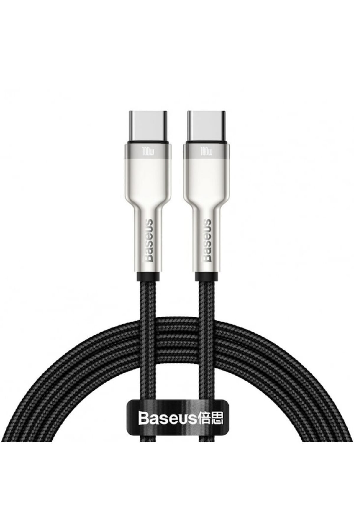 Baseus-Cablu Cafule CATJK-C01 USB Tip-C la USB Tip-C, 1m, 100W, Negru 2